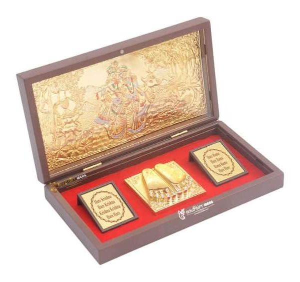 Radha Krishna photo frame, radha Krishna photo frame gift, radha Krishna wooden frame, radha Krishna frame with charan paduka, return gifts for wedding, return gifts for pooja , Wooden Momento Gift