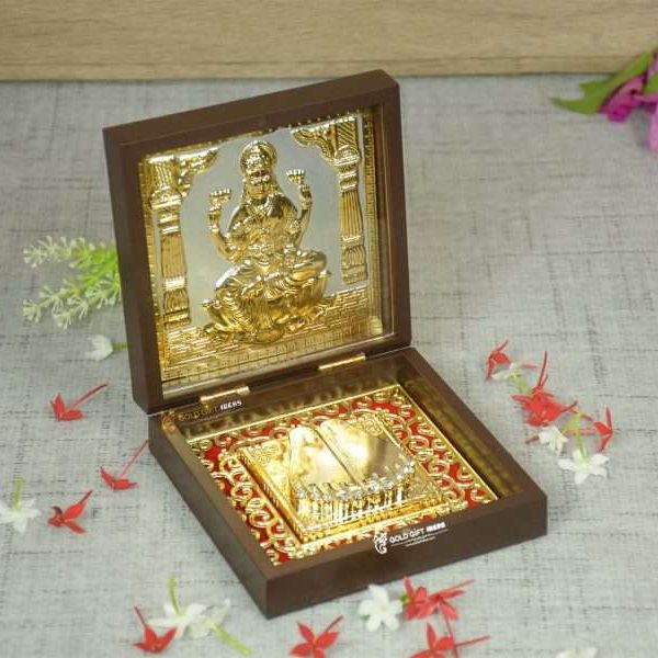 Lakshmi photo frame, lakshmi devi photo frames, goddess lakshmi photo frame, lakshmi frame with charan paduka, return gifts for Diwali, Wooden Momento Gift