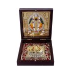 Lakshmi photo frame, lakshmi devi photo frames, goddess lakshmi photo frame, lakshmi frame with charan paduka, mahalaxmi photo frame, Kolhapur mahalaxmi photo frame, return gifts for Diwali, Wooden Momento Gift, photo frame for gift religious frame for worship, return gifts
