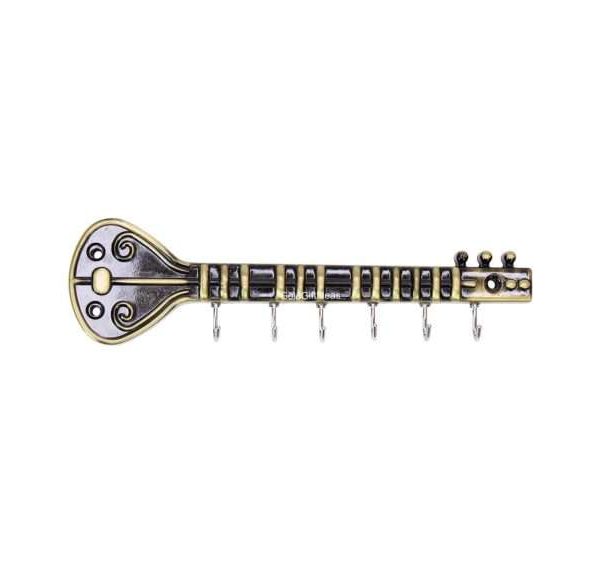 Veena Key Holder, keychain holder, Krishna Flute