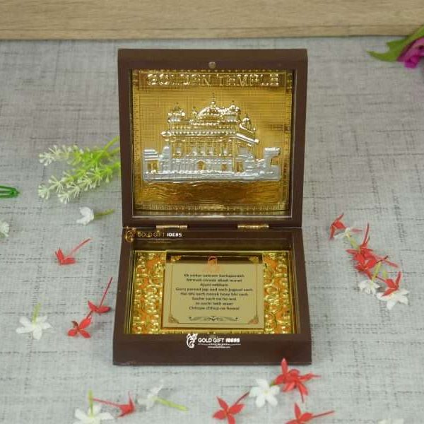 Waheguru photo frame, waheguruji photo frame, golden temple photo frame, golden temple photo vastu, waheguru photo with quotes, golden temple photo with frame, golden temple satnam waheguru, golden temple photo with quotes, waheguru wooden photo frame, return gifts for wedding, return gifts for pooja, Wooden Momento Gift