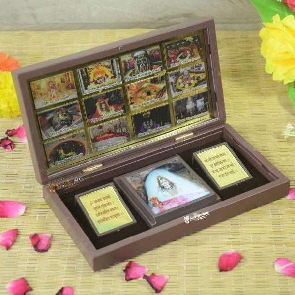 twelve jyotirlingas photo frame twelve jyotirlinga mantra photo frame 12 Jyotirling Photo Frame Shivji photo frame shiv ji frame shankar bhagwan photo gift shankar bhagwan photo frame shangar ji photo frame lord shiva photo frame shiva photo frame religious frame photo frame for gift religious frame for worship, return gifts, Wooden Momento Gift