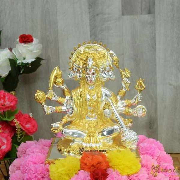 Panchmukhi hanuman idol panchmukhi hanuman statue Hanuman idol for pooja hanuman idol silver hanuman idol for gift Hanuman idol for home hanuman idol for car hanumanji idol hanumanji statue Panchmukhi hanuman idol for home hanuman statue for temple silver Panchmukhi hanuman idol