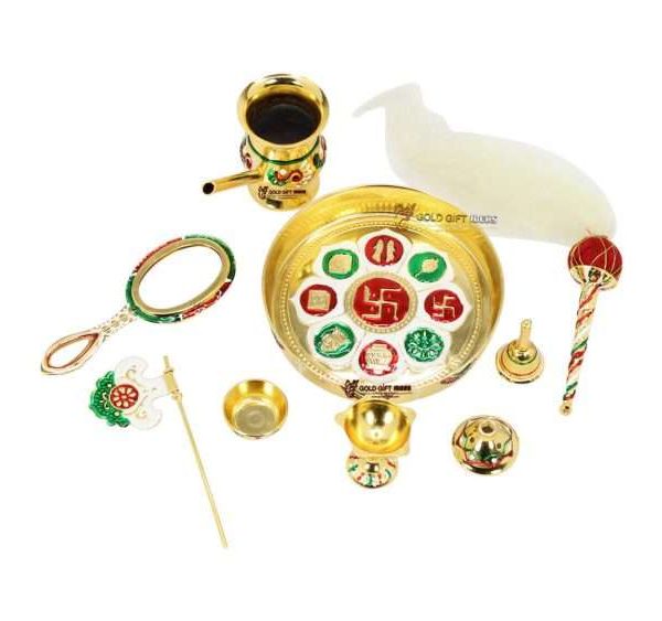 Pooja Thali set, pooja thali silver, pooja thali decoration, Pooja Thali for home, pooja thali set silver, pooja thali for wedding, pooja thali for mandir, pooja thali for Diwali, pooja thali for karva chauth, pooja thali gift set, pooja thali set gold plated pooja thali set for wedding silver thali set for pooja