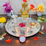 Pooja Thali set, pooja thali silver, pooja thali decoration, Pooja Thali for home, pooja thali set silver, pooja thali for wedding, pooja thali for mandir, pooja thali for Diwali, pooja thali for karva chauth, pooja thali gift set, pooja thali set gold plated pooja thali set for wedding silver thali set for pooja, return gifts for housewarming