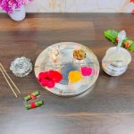 Pooja Thali set, pooja thali silver, pooja thali decoration, Pooja Thali for home, pooja thali set silver, pooja thali for wedding, pooja thali for mandir, pooja thali for Diwali, pooja thali for karva chauth, pooja thali gift set, pooja thali set gold plated pooja thali set for wedding silver thali set for pooja, return gifts for housewarming