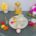 Pooja Thali set, pooja thali silver, pooja thali decoration, Pooja Thali for home, pooja thali set silver, pooja thali for wedding, pooja thali for mandir, pooja thali for Diwali, pooja thali for karva chauth, pooja thali gift set, pooja thali set gold plated pooja thali set for wedding silver thali set for pooja, return gifts for housewarming
