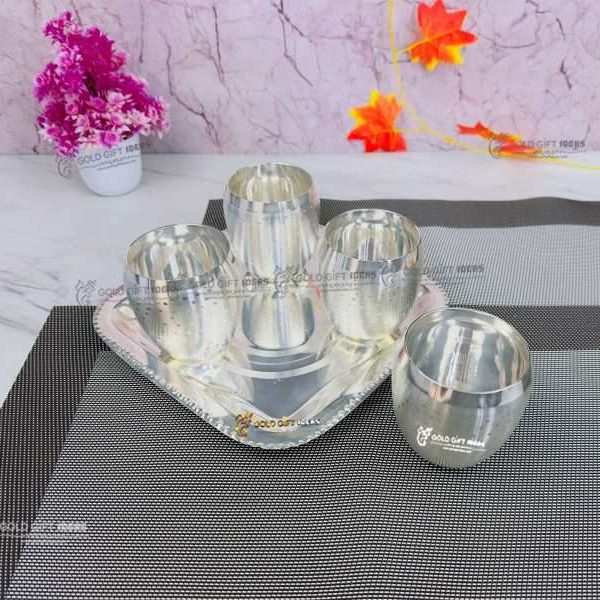 glass set for kitchen, glass set gift, glass set of 6, glass set for water, glass set for juice, glass set for bar, glass sets for drinking, glass set with tray, silver plated glass tray set, glass set for gift