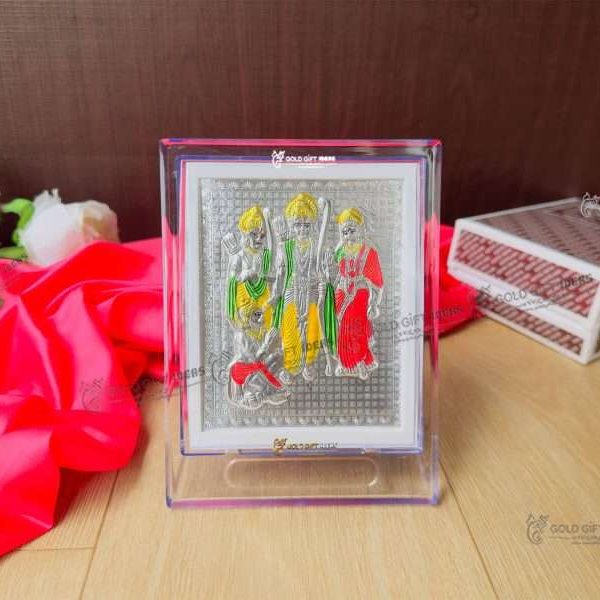 Pure Silver Ram Frame Silver ram darbar frame silver ram photo frame housewarming return gift