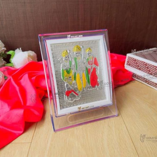 Pure Silver Ram Frame Silver ram darbar frame silver ram photo frame housewarming return gift