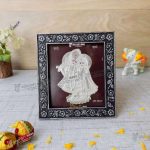 Silver Radha Krishna photo frame, radha Krishna silver frame silver radha krishna idol silver gift items return gifts for housewarming silver pooja items silver gift articles Radha Krishna photo frame, radha Krishna photo frame gift, radha Krishna wooden frame, radha Krishna frame with charan paduka, return gifts for wedding, return gifts for pooja