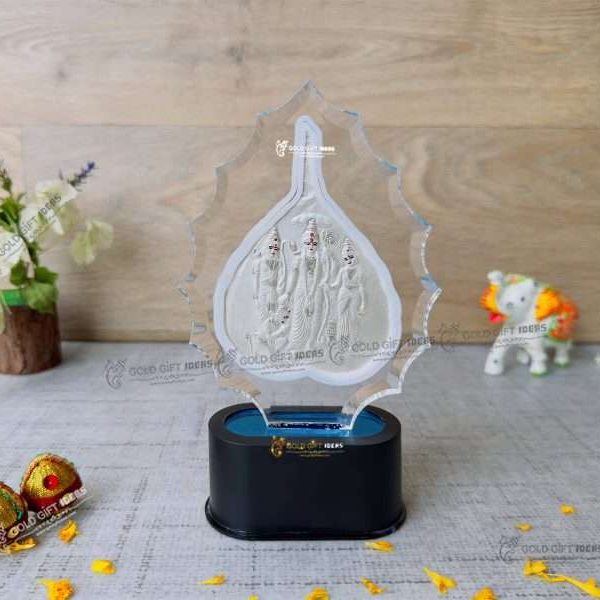 Pure Silver Ram Frame Silver ram darbar frame silver ram photo frame housewarming return gift