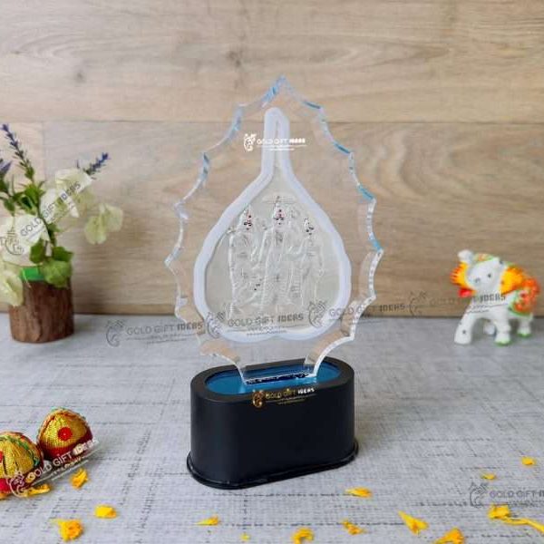 Pure Silver Ram Frame Silver ram darbar frame silver ram photo frame housewarming return gift
