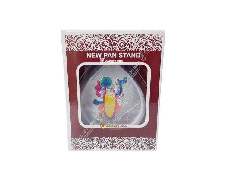 Pure 999 Silver Leaf Shape Shreenathji Photo Frame (4) silver shreenathji frame shrinathji silver idol pure silver shreenathji photo frame Shreenathji photo frame, shreenathji photo frame nathdwara, shrinathji photo frame, shreenathji frame with charanpaduka, shreenathji photo frame for gift, return gifts for housewarming, return gifts for pooja, Wooden Momento Gift