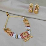 kundan pearl choker necklace kundhan pearl necklace set kundan necklace kundan necklace set kundan necklace for bride kundan necklace set for wedding traditional kundan choker necklace bridal kundan set indian kundan choker necklace kundan studded necklace set necklace for women necklace set for wedding party necklace set for women