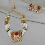 kundan pearl choker necklace kundhan pearl necklace set kundan necklace kundan necklace set kundan necklace for bride kundan necklace set for wedding traditional kundan choker necklace bridal kundan set indian kundan choker necklace kundan studded necklace set necklace for women necklace set for wedding party necklace set for women