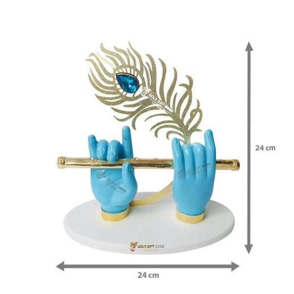 Flute Sculptor Devine flute Krishna Hands Statue krishna frame krishna idol Krishna statue home decor gift wedding return gifts housewarming gift baby shower gift Krishna flute statue pooja items for gift Diwali Gift