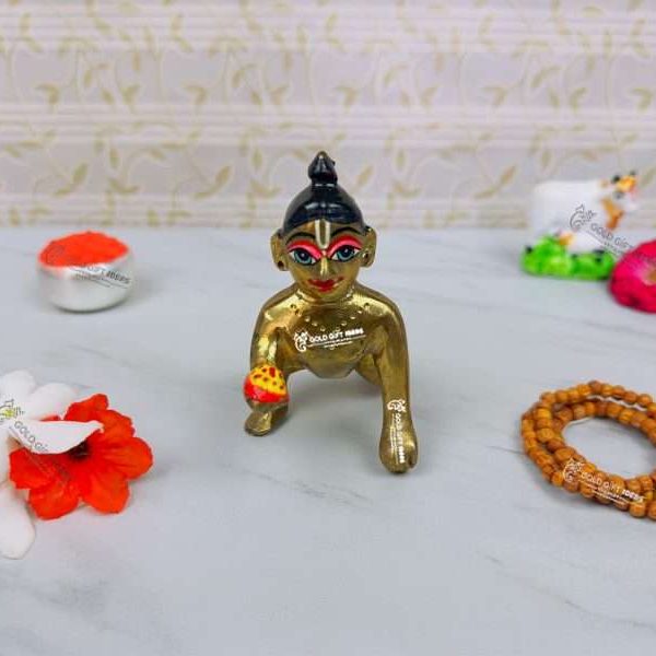 Laddu Bal Gopal, Bal Gopal Murti, Bal Gopal Brass Idol, Laddu Gopal Brass Murti, Brass Laddu Gopal, Brass Krishna Statue, Brass Krishna Murti, Bal Gopal Statue for Home, Bal Gopal Statue for Office, Bal Gopal Statue for Janmashtami, Bal Gopal Idol for Home Decor, Janmashtami Gift Ideas, Return Gifts for Janmashtami, Return Gift for Birthday, Return Gifts for Baby Shower, Return Gifts for Anniversary