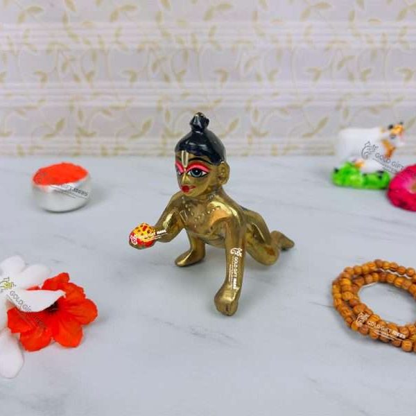 Laddu Bal Gopal, Bal Gopal Murti, Bal Gopal Brass Idol, Laddu Gopal Brass Murti, Brass Laddu Gopal, Brass Krishna Statue, Brass Krishna Murti, Bal Gopal Statue for Home, Bal Gopal Statue for Office, Bal Gopal Statue for Janmashtami, Bal Gopal Idol for Home Decor, Janmashtami Gift Ideas, Return Gifts for Janmashtami, Return Gift for Birthday, Return Gifts for Baby Shower, Return Gifts for Anniversary