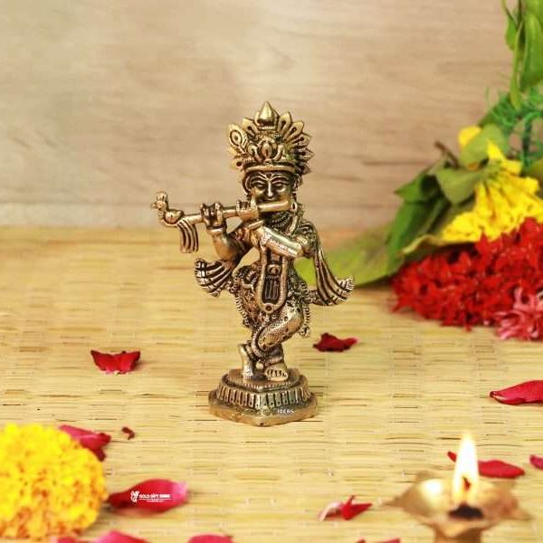 brass krishna idol, brass krishna statue, krishna brass idol, brass laddu gopal statue, brass laddu gopal murti, bal gopal murti, krishna murti for home, krishna murti for janmashtami, krishna statue for gift, krishna statue for home temple, krishna idol for pooja, return gifts for pooja, diwali gift, diwali return gift, birthday return gift, return gifts, wedding gift, wedding return gift, baby shower gift, baby shower return gift, occasional gift, housewarming gift, housewarming return gift, gifts for women