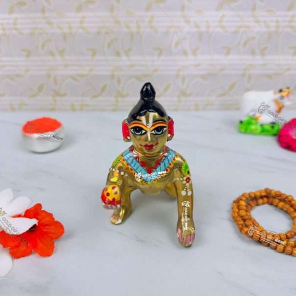Laddu Bal Gopal, Bal Gopal Murti, Bal Gopal Brass Idol, Laddu Gopal Brass Murti, Brass Laddu Gopal, Brass Krishna Statue, Brass Krishna Murti, Bal Gopal Statue for Home, Bal Gopal Statue for Office, Bal Gopal Statue for Janmashtami, Bal Gopal Idol for Home Decor, Janmashtami Gift Ideas, Return Gifts for Janmashtami, Return Gift for Birthday, Return Gifts for Baby Shower, Return Gifts for Anniversary