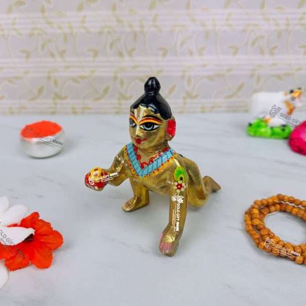 Laddu Bal Gopal, Bal Gopal Murti, Bal Gopal Brass Idol, Laddu Gopal Brass Murti, Brass Laddu Gopal, Brass Krishna Statue, Brass Krishna Murti, Bal Gopal Statue for Home, Bal Gopal Statue for Office, Bal Gopal Statue for Janmashtami, Bal Gopal Idol for Home Decor, Janmashtami Gift Ideas, Return Gifts for Janmashtami, Return Gift for Birthday, Return Gifts for Baby Shower, Return Gifts for Anniversary
