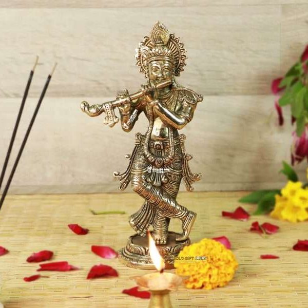 brass krishna idol, brass krishna statue, krishna brass idol, brass laddu gopal statue, brass laddu gopal murti, bal gopal murti, krishna murti for home, krishna murti for janmashtami, krishna statue for gift, krishna statue for home temple, krishna idol for pooja, return gifts for pooja, diwali gift, diwali return gift, birthday return gift, return gifts, wedding gift, wedding return gift, baby shower gift, baby shower return gift, occasional gift, housewarming gift, housewarming return gift, gifts for women