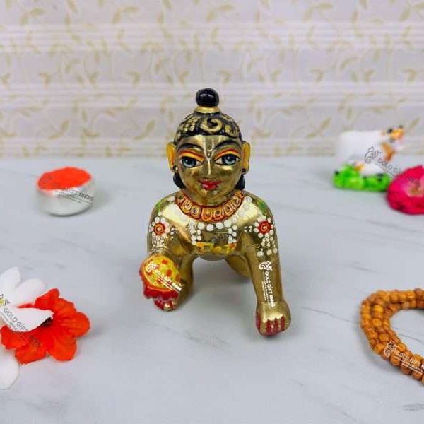 Laddu Bal Gopal, Bal Gopal Murti, Bal Gopal Brass Idol, Laddu Gopal Brass Murti, Brass Laddu Gopal, Brass Krishna Statue, Brass Krishna Murti, Bal Gopal Statue for Home, Bal Gopal Statue for Office, Bal Gopal Statue for Janmashtami, Bal Gopal Idol for Home Decor, Janmashtami Gift Ideas, Return Gifts for Janmashtami, Return Gift for Birthday, Return Gifts for Baby Shower, Return Gifts for Anniversary