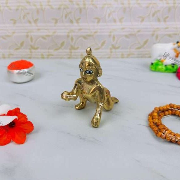Laddu Bal Gopal, Bal Gopal Murti, Bal Gopal Brass Idol, Laddu Gopal Brass Murti, Brass Laddu Gopal, Brass Krishna Statue, Brass Krishna Murti, Bal Gopal Statue for Home, Bal Gopal Statue for Office, Bal Gopal Statue for Janmashtami, Bal Gopal Idol for Home Decor, Janmashtami Gift Ideas, Return Gifts for Janmashtami, Return Gift for Birthday, Return Gifts for Baby Shower, Return Gifts for Anniversary
