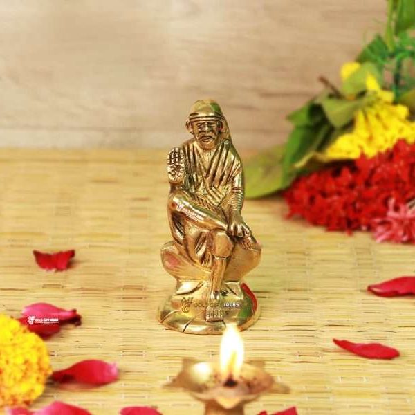 sai baba brass idol, sai baba murti for home, sai baba statue gift, sai baba idol for car dashboard, sai baba idol small, return gifts for pooja, diwali gift, diwali return gift, birthday return gift, return gifts, wedding gift, wedding return gift, baby shower gift, baby shower return gift, occasional gift, housewarming gift, housewarming return gift