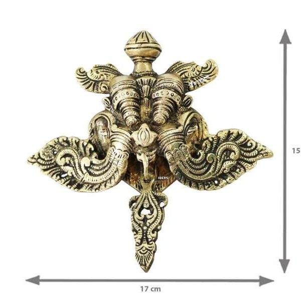 brass nazar battu, nazar battu for home, mythical creature yali, nazar battu decoration, nazar battu home decor, nazar battu for home vastu, nazar battu for house, evil eye protection for home, wall decor evil eye, nazar suraksha kavach, negative energy killer, return gifts for pooja, diwali gift, diwali return gift, return gifts, wedding return gift, baby shower return gift, occasional gift, housewarming return gift