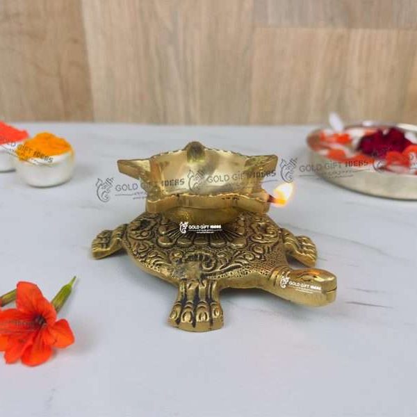 Brass Turtle Lamp, Brass Turtle Diya, Brass Tortoise Diya, Brass Diya Stand, Brass Diya Lamp, Brass Diya for Puja, Brass Diyas for Diwali, Decorative Diya for Gifting, Oil Lamp for Home, Oil Lamp for Pooja, Brass Oil Lamp Stand, brass big diyas, brass diya with handle, brass aarti diya, return gifts for pooja, diwali gift, diwali return gift, birthday return gift, return gifts, wedding gift, wedding return gift, baby shower gift, baby shower return gift, occasional gift, housewarming gift, housewarming return gift