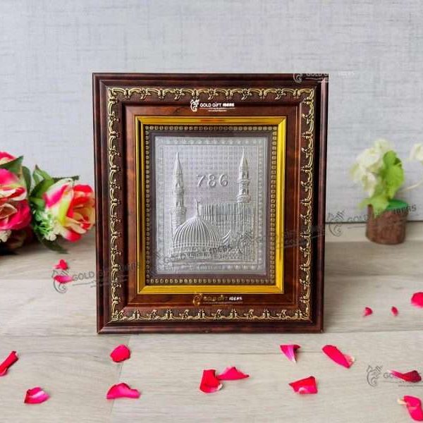 silver holy kaaba photo frame makka madina photo frame Mecca Madina photo frame Hajj darshan photo frame, muslim photo frame, Eid gift, hajj mubarak decor hajj mubarak gifts Kaaba Idol Frame Gift islamic gifts for muslims kaaba model for gift Hajj photo with frame momento gift kaaba scale model best islamic gift, return gifts, Wooden Momento Gift