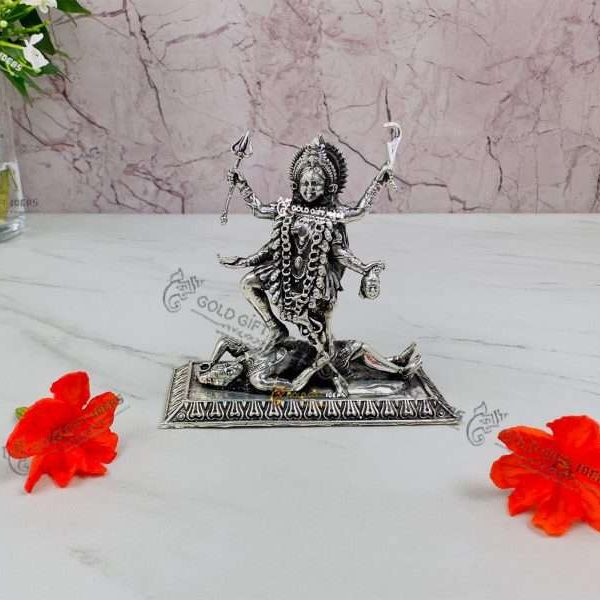 pure silver mahakali idol, mahakali idol for home, mahakali silver idol, mahakali murti, mahakali statue, pure silver kali maa idol, kali maa statue for home, kali mata murti at home, mahakali with mahakal, mahakali with shiv, mahakali with mahadev, mahakal with mahakali, shiva and kali, navratri gifts, navaratri gifts, return gifts for pooja, diwali gift, diwali return gift, birthday return gift, return gifts, wedding gift, wedding return gift, baby shower gift, baby shower return gift, occasional gift, housewarming gift, housewarming return gift