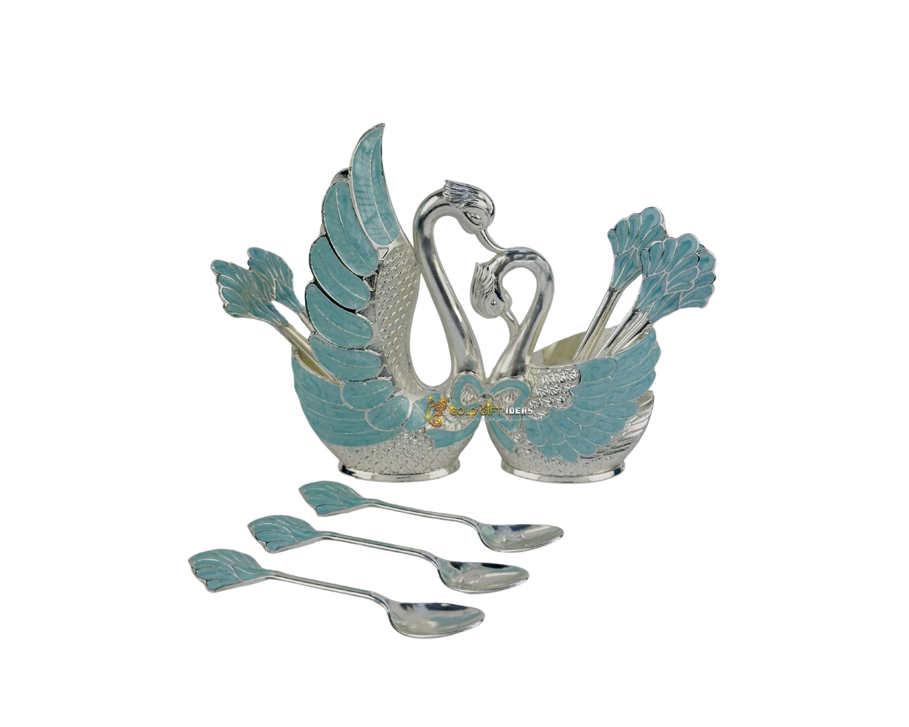 Silver Plated Swan Holder Spoon Set (4) swan spoon set, swan spoon holder set, swan spoon stand, swan spoon holder, swan spoon holder set, swan spoon fork set, swan cutlery set, swan shaped spoon set stand, spoon set with swan stand, swan tea spoon holder, swan serving spoon, swan silver spoon, swan spoon set for cooking, swan spoon fork set for kitchen, duck spoon set, duck cutlery set, spoon fork set, spoon set, spoon set with stand, spoon set of 12, spoon set for dining table, spoon set for kitchen, spoon set for gift, spoon set for cooking, serving spoon set, tea spoon set, cutlery set for kitchen, cutlery set for gift, diwali gift, diwali return gift, birthday gift, birthday return gift, return gifts, wedding gift, wedding return gift, baby shower gift, baby shower return gift, occasional gift, housewarming gifts, housewarming return gifts,